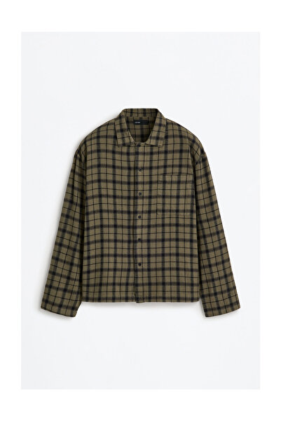 LEFTIES Pánské flanelové pyžamo s kostkovaným vzorem