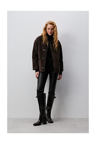 LEFTIES Dámská oboustranná bunda s froté pásky