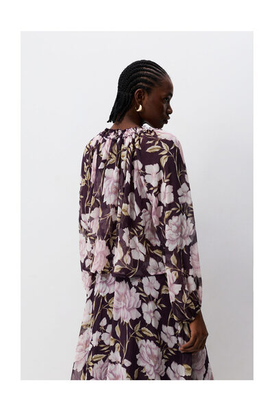 LEFTIES Kobieta Koszulka z siateczki w kropki