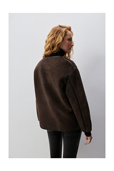 LEFTIES Dámská oboustranná bunda s froté pásky