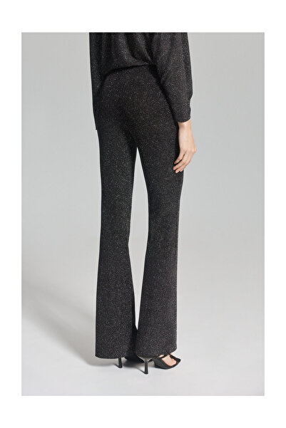 LEFTIES Woman Shimmery Bell Bottom Trousers