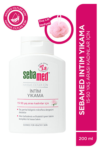 Sebamed İntim Yıkama Jeli 200ml Set - Duş Lifi Hediyeli