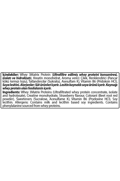 Hardline Whey 3 Matrix 908 gr Protein Tozu Çilekli Aromalı