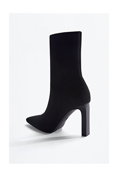 LEFTIES Woman High-Heel Sock Ankle Boots