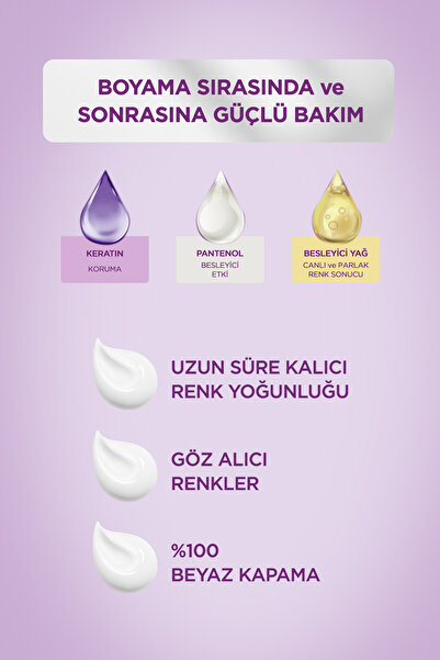 Palette Göz Alıcı Renkler Küllü Kumral 7.1 Pentanol & Besleyici Yağ İçeren Saç Boyası 115 ml