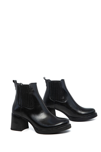 SOHO Black Matte Women's Boots & Booties 21192