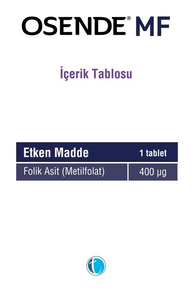 Tab İlaç Osende Methylpholate 30 Tablets