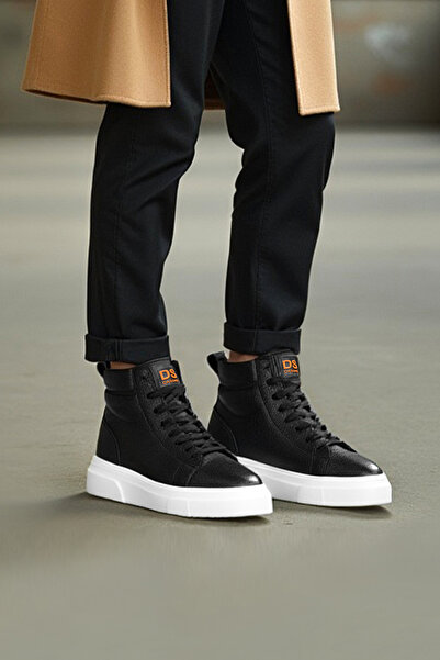 DARK SEER DS Cooper Schwarze Herren-Freizeitschuhe, Knöchelstiefel