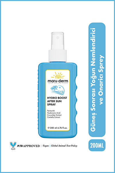 Maru.Derm Hydro Boost After Sun Spray | Güneş Sonrası Yoğun Nemlendirici ve Onarıcı Sprey 200 ML