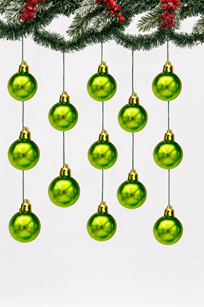 Waldern Χριστουγεννιάτικο δέντρο πεύκου 12 τεμαχίων Cici Ball 3cm Χριστουγεννιάτικο στολίδι