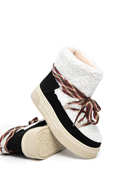 SOHO Siyah Süet Kadın Bot & Bootie 20013