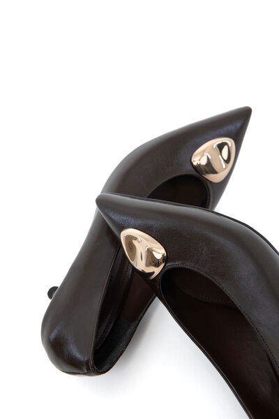 SOHO Hnědé dámské klasické boty na podpatku 20999