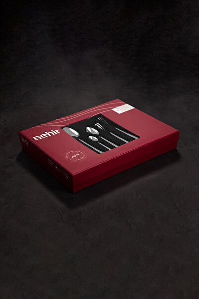 Nehir Maxi Simple 12-Person 89-Piece Boxed Cutlery Set