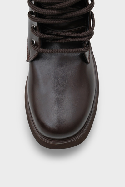 Capone Outfitters Melessa Round Toe Side Zipper Trak Sole Women's Boots