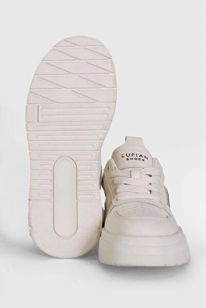 Lufian 122230050 Jennifer Women's Genuine Leather Classic Sneaker White