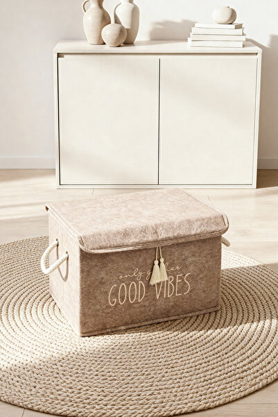 TRENDYOLMİLLA HOME Multi-Purpose Felt Lid Mini Box Organizer/In-Cabinet Organizer Tphaw26Di00000