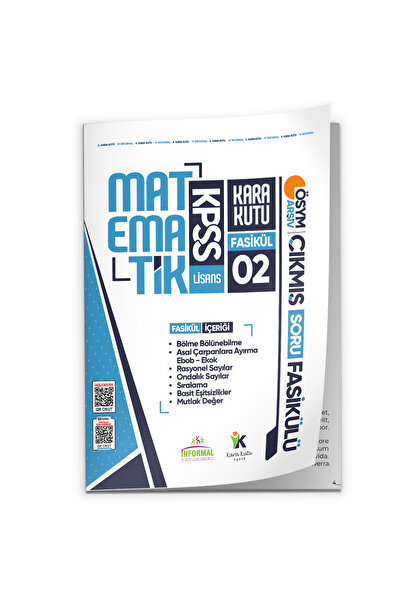 Karakutu Yayınları 2026 KPSS Matematik Kara Kutu 2.Fasikül ÖSYM Çıkmış Soru B...