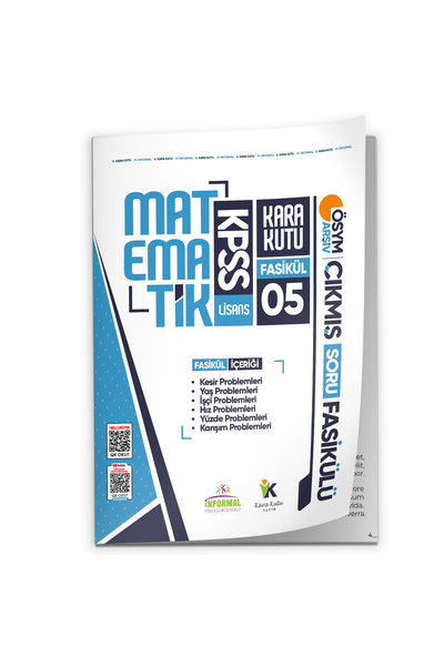 Karakutu Yayınları 2026 KPSS Matematik Kara Kutu 5.Fasikül ÖSYM Çıkmış Soru B...
