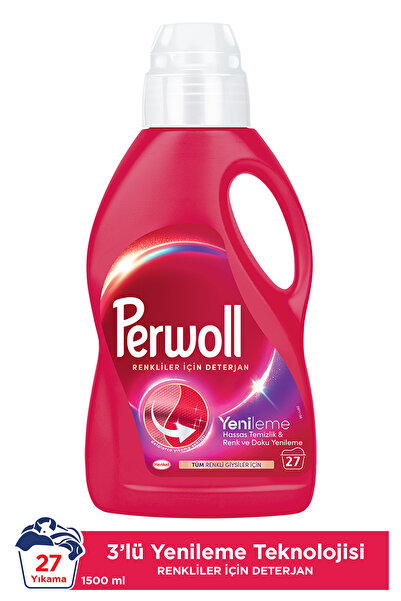 Perwoll Renkliler Hassas Bakım Sıvı Çamaşır Deterjanı  1485 ml (27 Yıkama)