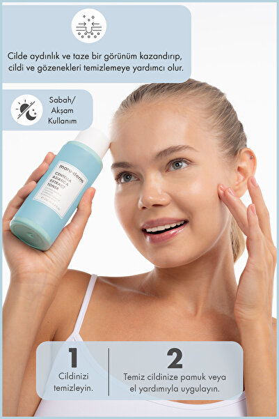 Maru.Derm Centella Asiatica Yatıştırıcı & Ceramide Nemlendirici Cica Tonik 250 ml