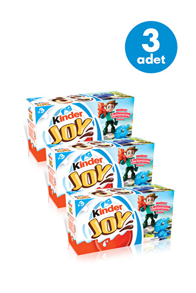 Kinder Joy Yumurta Çikolata Erkekler 20 Gr 3'lü - 3 Adet