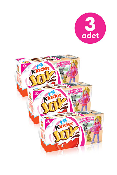 Kinder Joy Yumurta Çikolata Kızlar 20 Gr 3'lü - 3 Adet