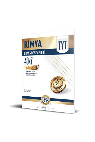Bilgi Sarmal Yayınları Yayınları Tyt Kimya 40 X 7 Branş Denemeleri 2026