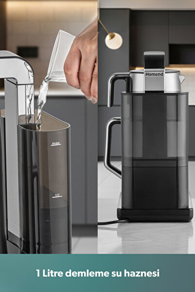 HOMEND Teabot 1785H Automatic Tea Maker Chrome