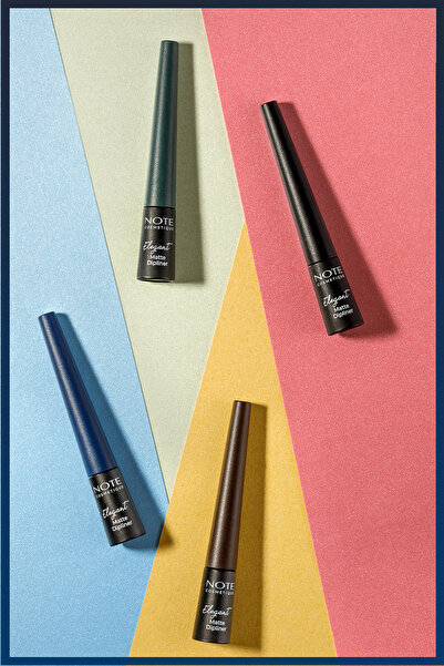 NOTE Elegant Matte Dipliner Waterproof Suya Dayanıklı - 03 Navy Blue - Mavi