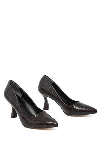 SOHO Brown Krako Women's Classic Heeled Shoes 16559