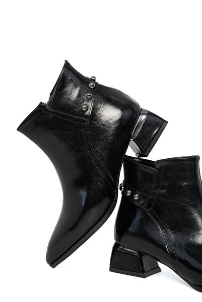 SOHO Black Matte Women's Boots & Booties 21182