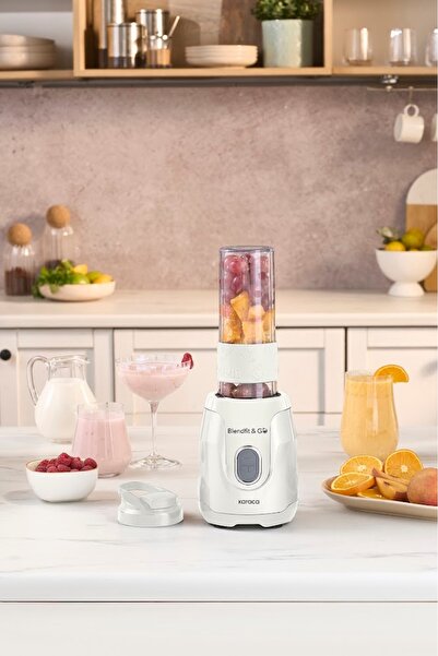 Karaca Blendfit Go Personal Kişisel Smoothie Blender Matte White