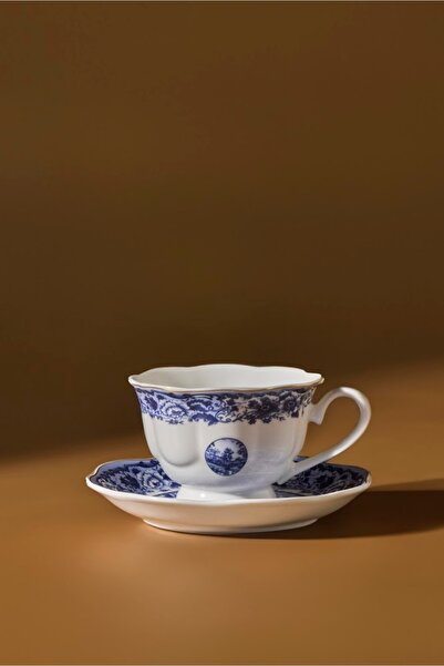 Karaca Blue Odyssey 2 Kişilik Çay Fincanı Takımı 220 Ml