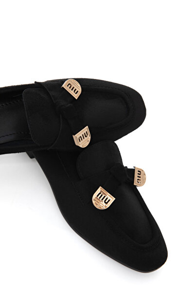 SOHO Μαύρα Suede Γυναικεία Παπούτσια Loafer 21162