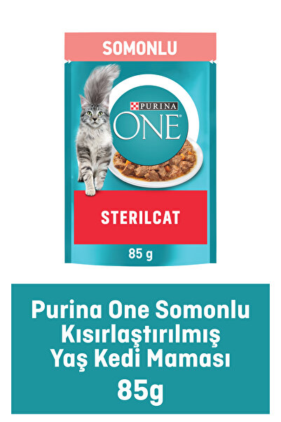 Purina One Kısırlaştırılmış Kedi Maması Somon & Havuç 85 G