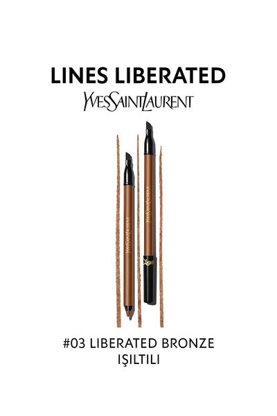 Yves Saint Laurent Lines Liberated Suya Dayanıklı Göz Kalemi 03 Liberated Bro...