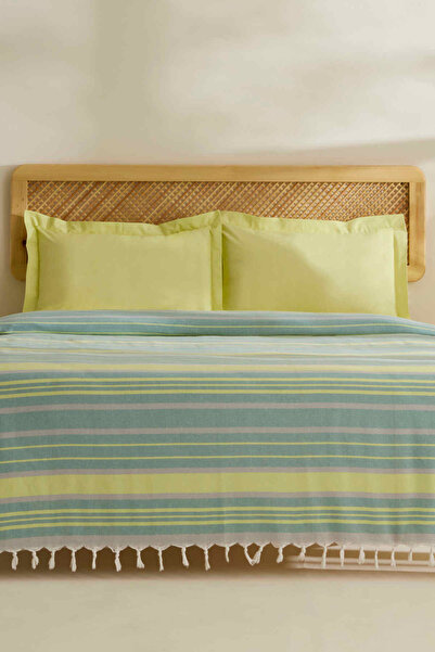 Karaca Home Lynora Double Peshtamal Pike Set Khaki