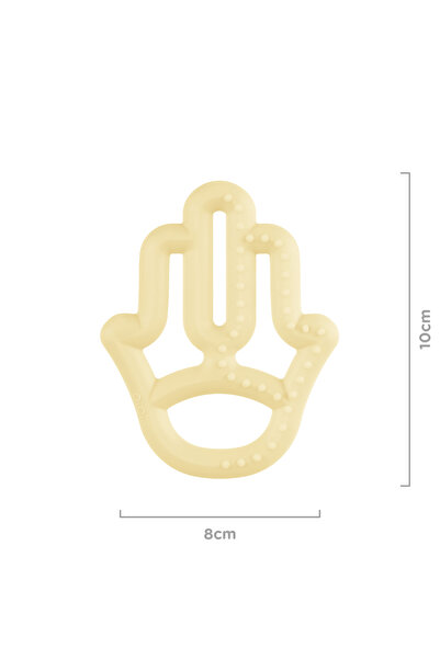 OiOi Silikon Diş Kaşıyıcı Annenin Eli Mellow Yellow