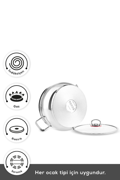 Karaca Cook Hide V2 13-teiliges Kochgeschirrset aus Stahl mit Induktionsboden