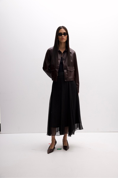 LEFTIES Woman's Onion Jacket Without a Buttoned Collar