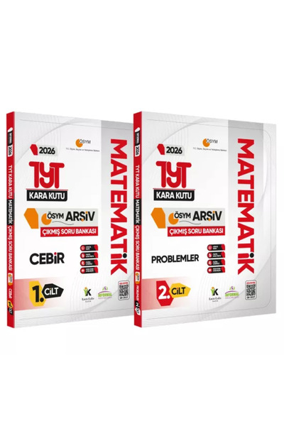 İnformal Yayınları 2026 YKS TYT MATEMATİK Kara Kutu 1.-2.Cilt ÖSYM Çıkmış Sor...