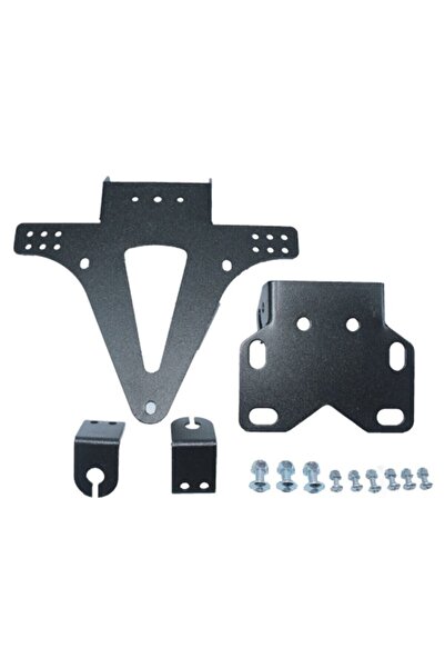 Genel Markalar Üniversal Motosiklet Spor Sinyal Uzatmalı Katlanabilir Plakalık