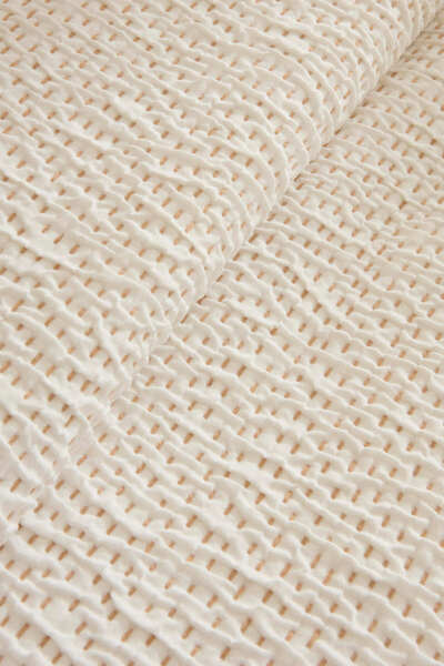 Karaca Home Linda Çift Kişilik Yatak Örtüsü Bej