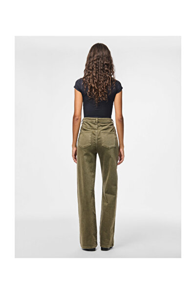 PIECES Pcsilke Mw Wide Colored Jeans Noos Bc