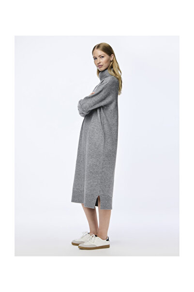 PIECES Rochie tricotată cu gât rulat PCMALOU LS NOOS BC