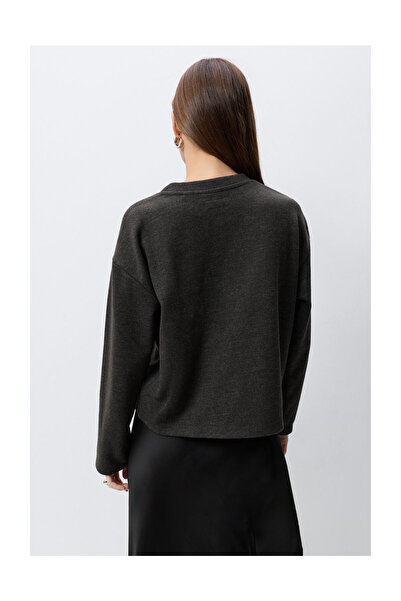 LEFTIES Dámská pletená bunda s ozdobnými knoflíky