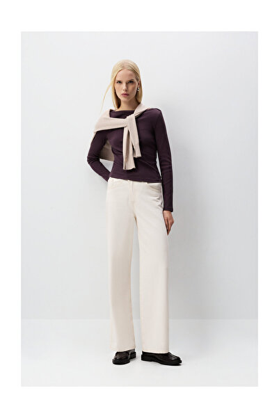 LEFTIES Woman Long Sleeve Ribbed T-Shirt