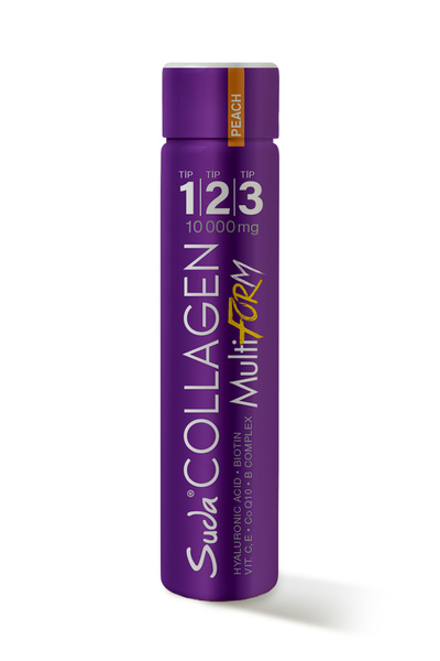 Suda Collagen كولاجين متعدد الأشكال بنكهة الخوخ 40 مل × 30 حبة