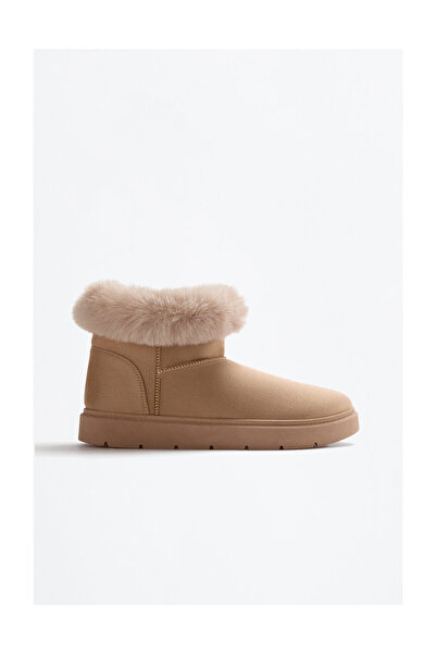 LEFTIES Dámské kotníkové boty s kožešinovou podšívkou