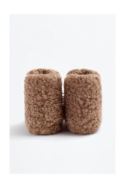 LEFTIES Woman Faux Fur Ankle Booties